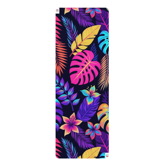 Illegal Jungle Yoga Mat — Non-Slip Vibrant Monster Plant Design