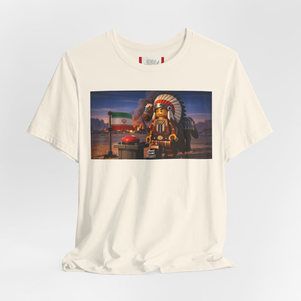 Propaganda T‑Shirt — IRAN LEGOS — USA Invaders