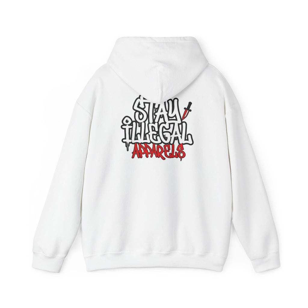 Stay Illegal Graffiti Hoodie - Streetwear Graphic Pullover