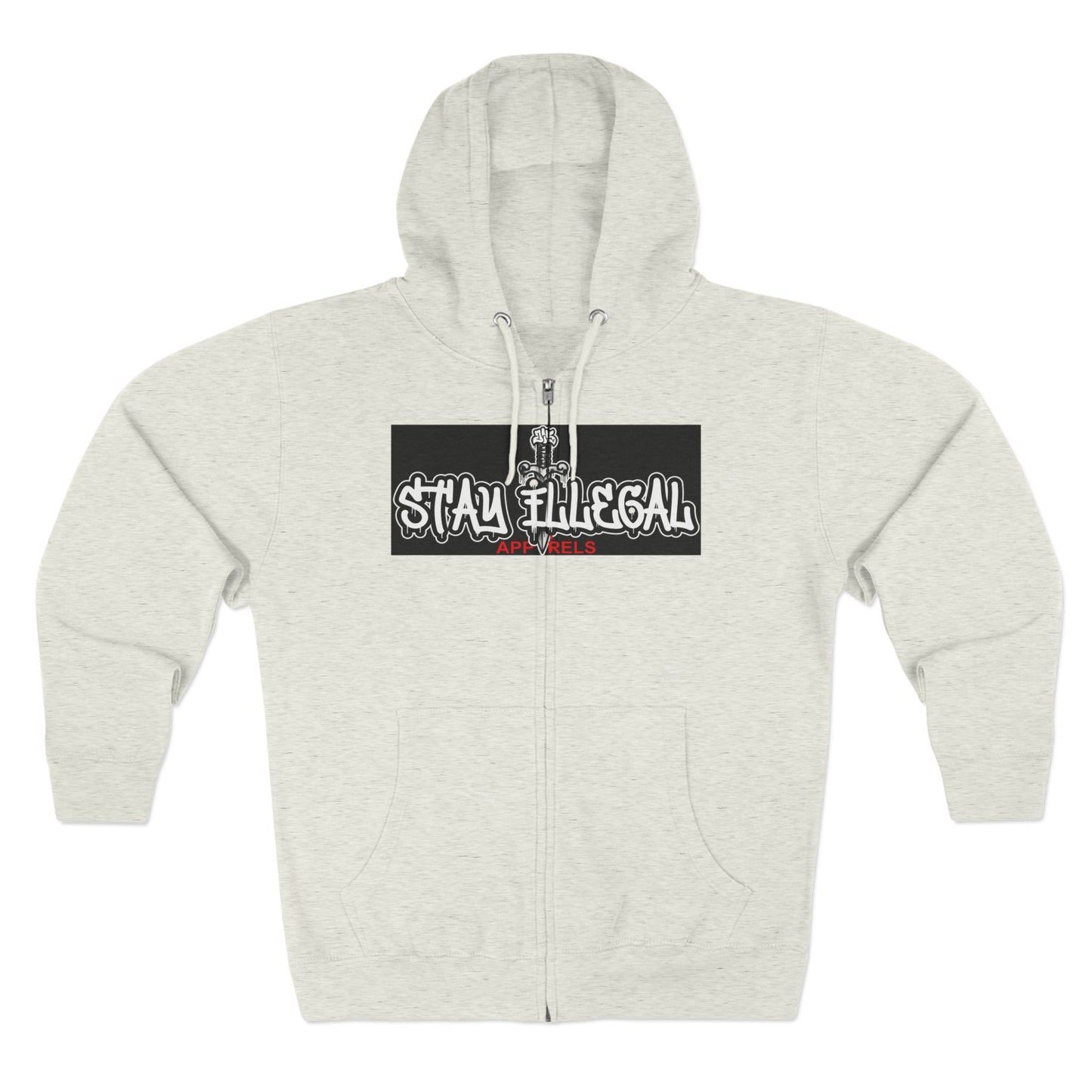 Tiger Smile Hoodie — Stay Illegal Zip Hoodie