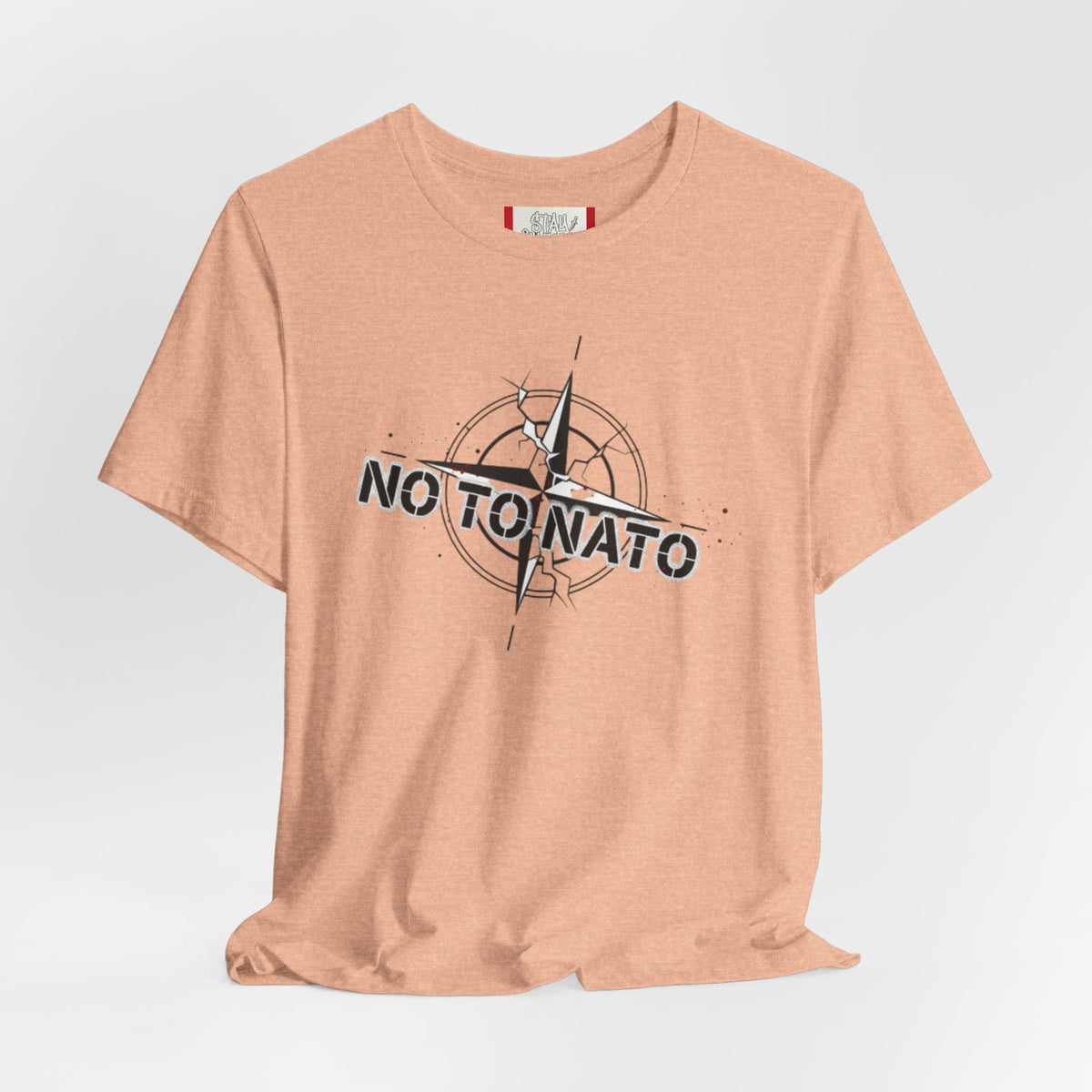 Protest T‑Shirt — "NO To NATO" English — White
