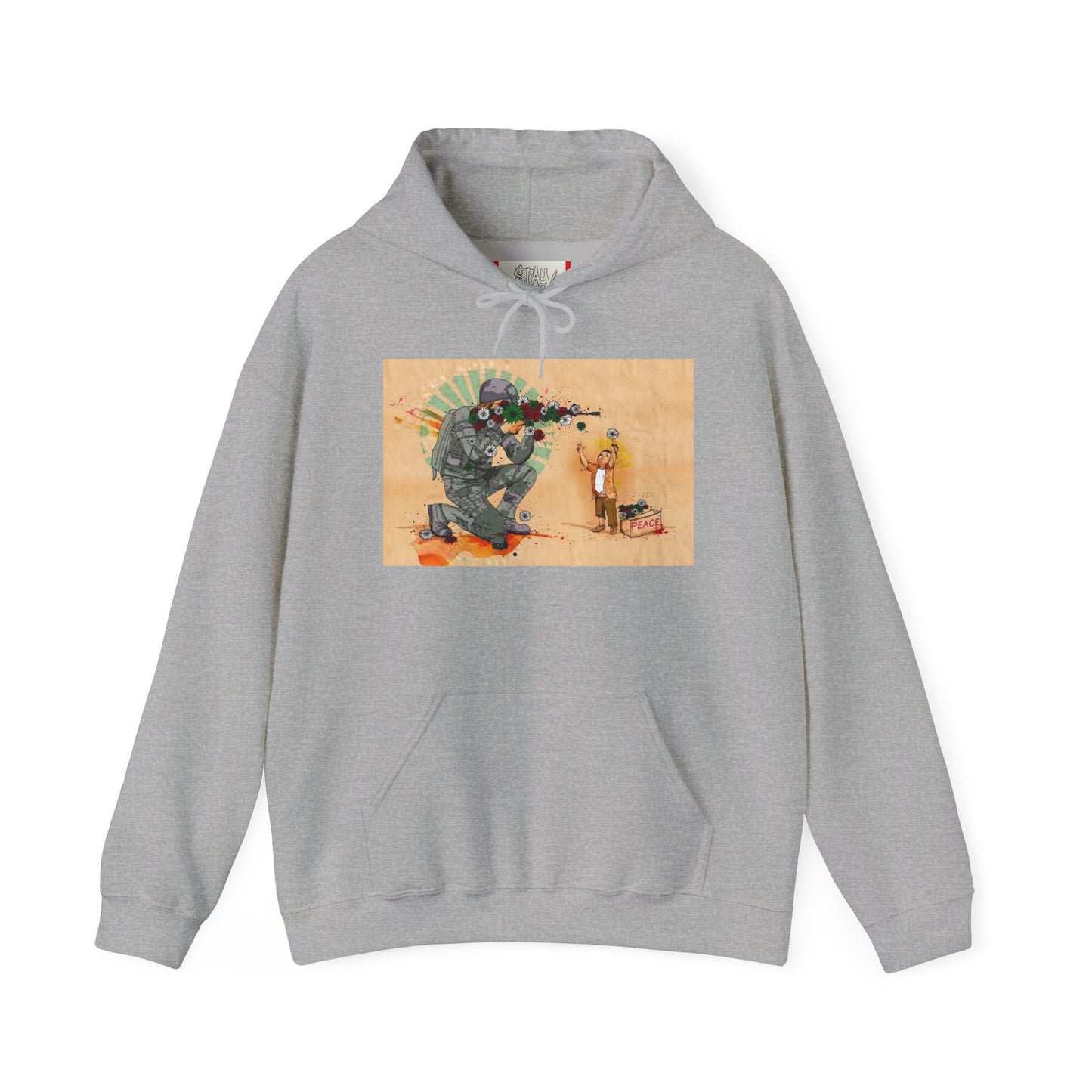Stay Illegal Graffiti Hoodie - Flower Shooter