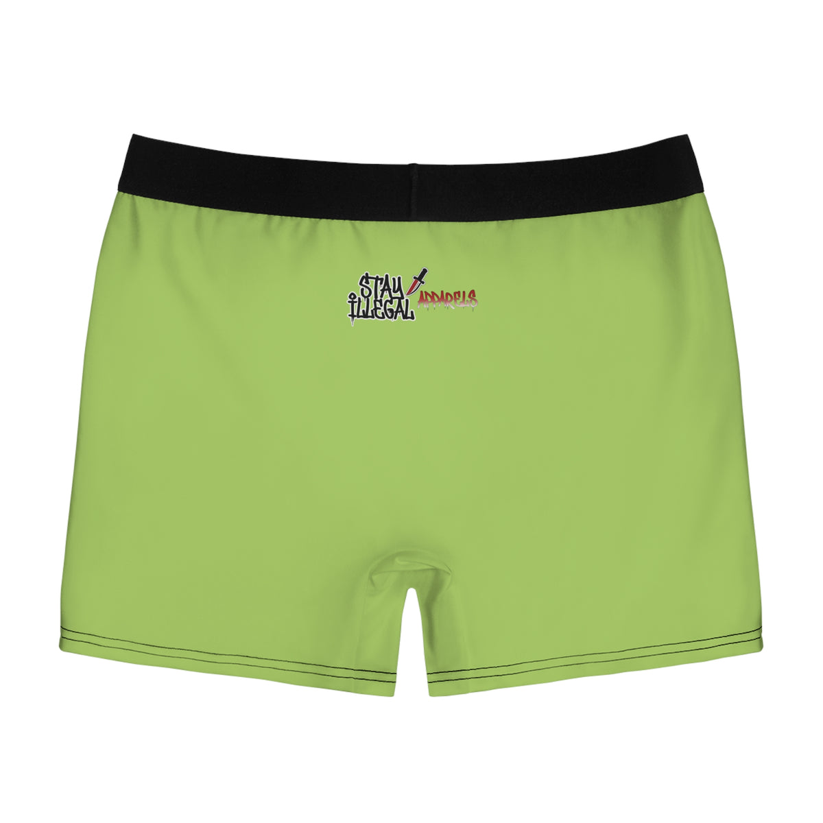 Stay Illegal Men's Boxer Briefs - Green Meanies
