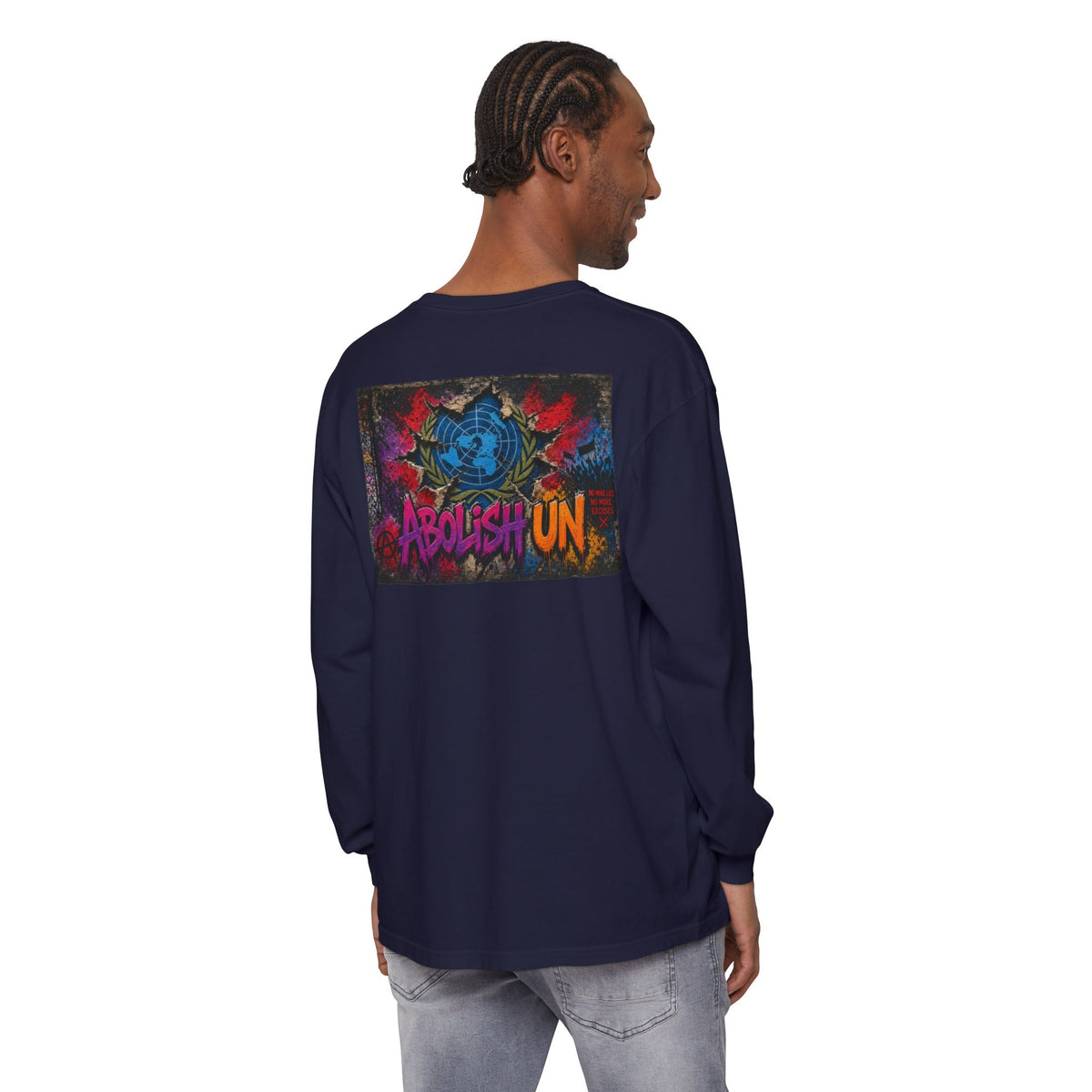 Protest Long Sleeve T‑Shirt — Abolish UN
