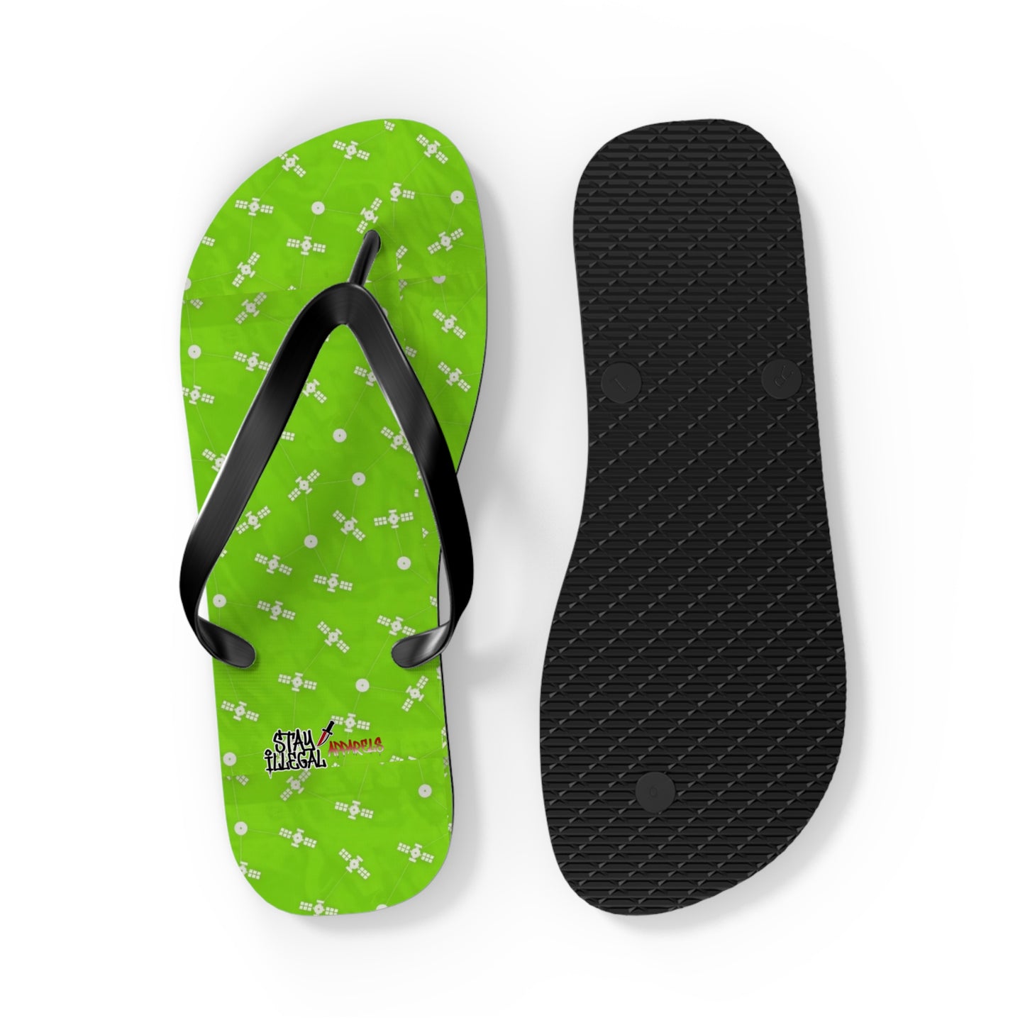 Satellite Flip Flops – Stay Illegal Satellite Lime