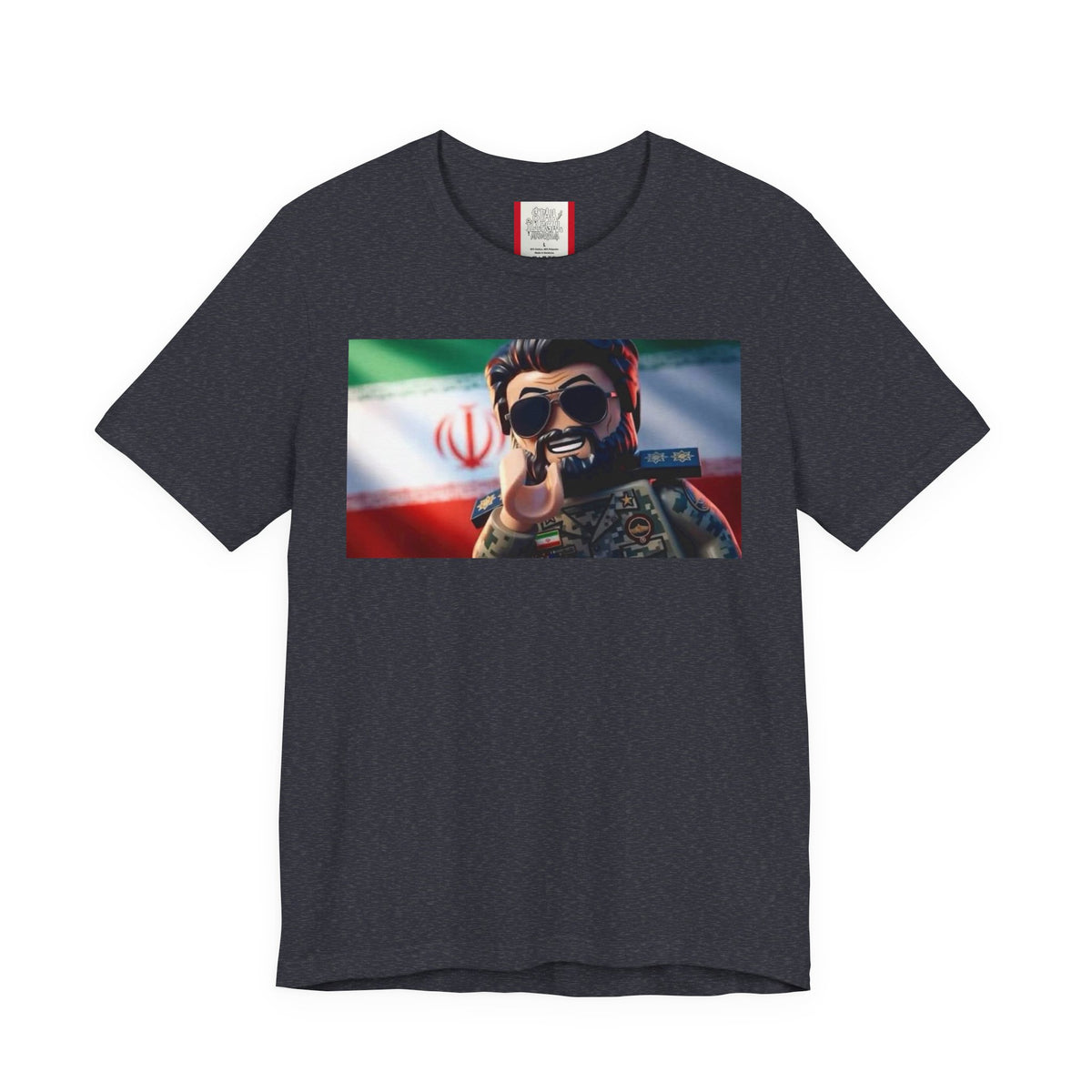 Propaganda T‑Shirt — IRAN LEGOS — IRGC Come Closer