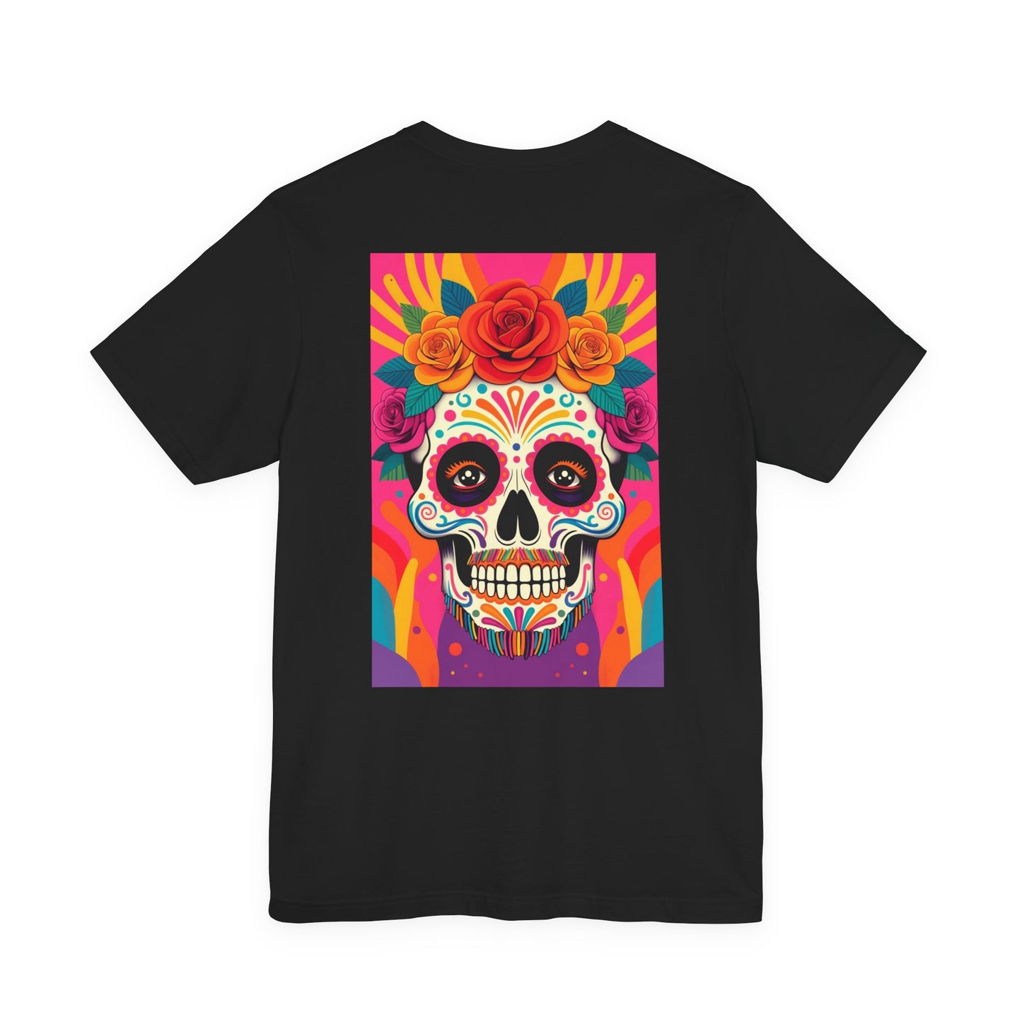 Black Colletion T‑Shirt — Mexican Bearded Skull