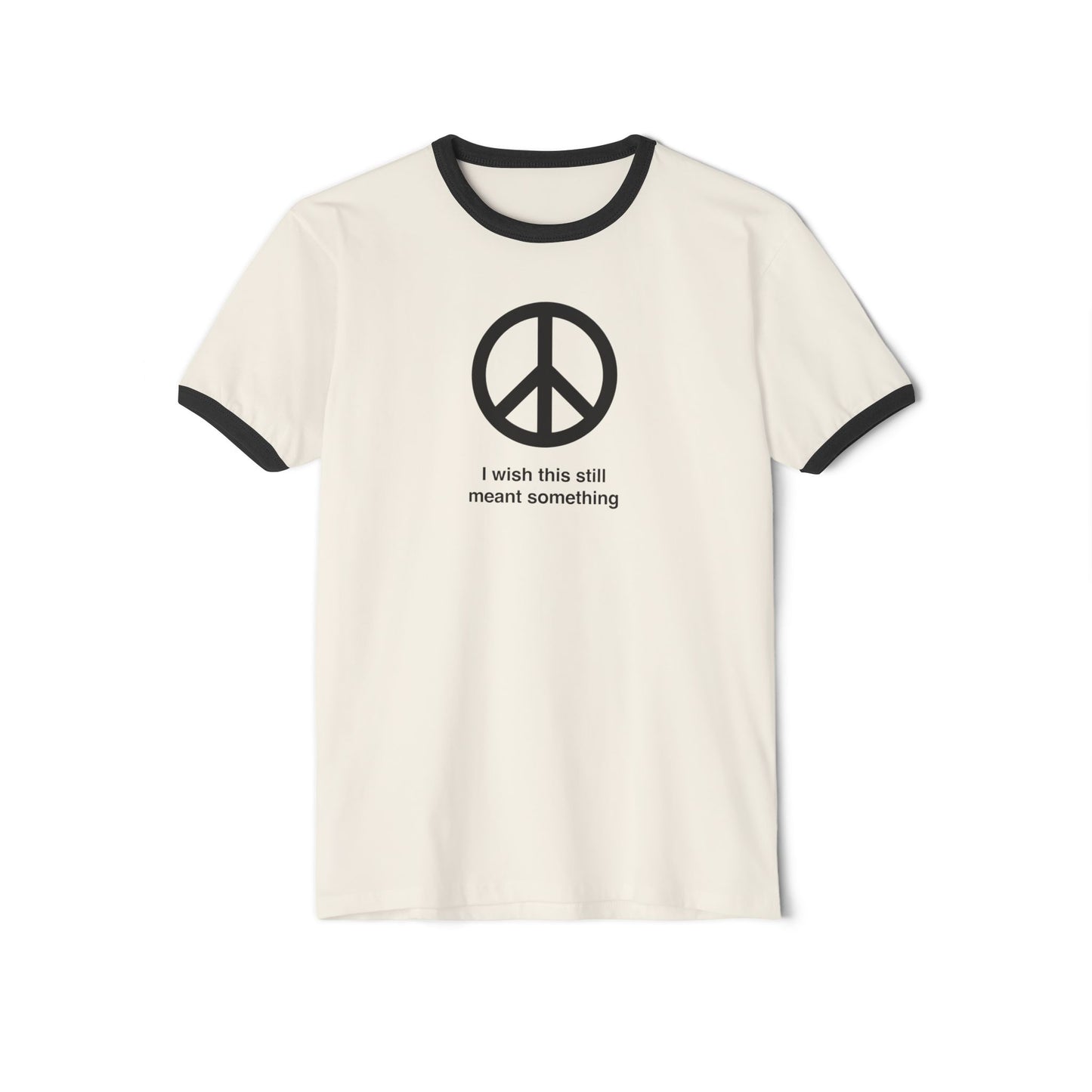 Stay Illegal Ringer T-Shirt — Ban The Bomb