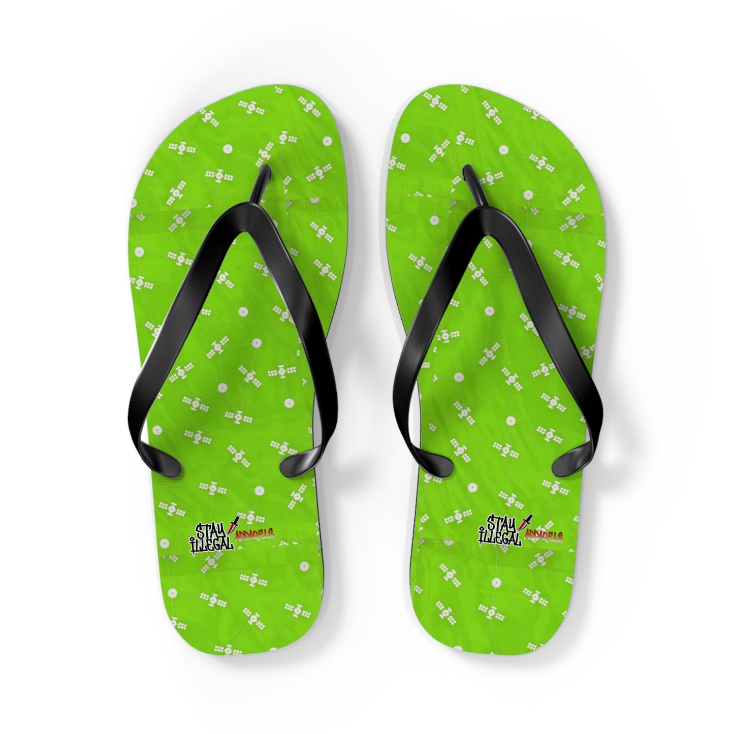 Satellite Flip Flops – Stay Illegal Satellite Lime