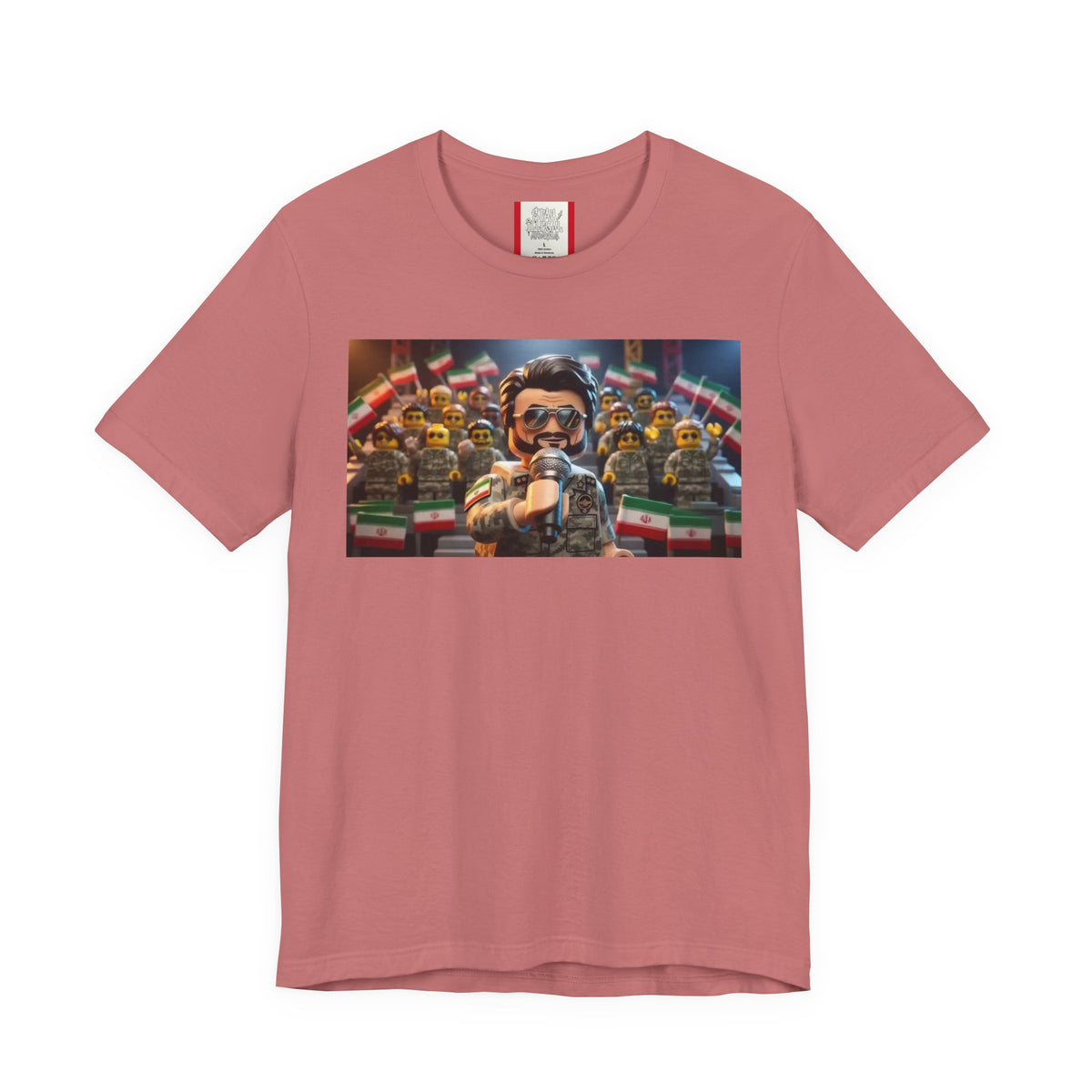 Propaganda T‑Shirt — IRAN LEGOS — IRGC Crowd Control