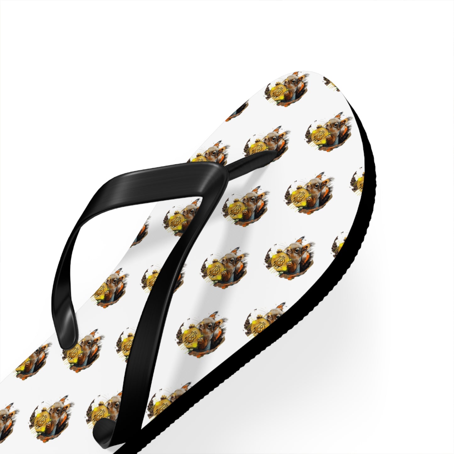 BitCoin Squirrel Flip Flops – Protest Finance