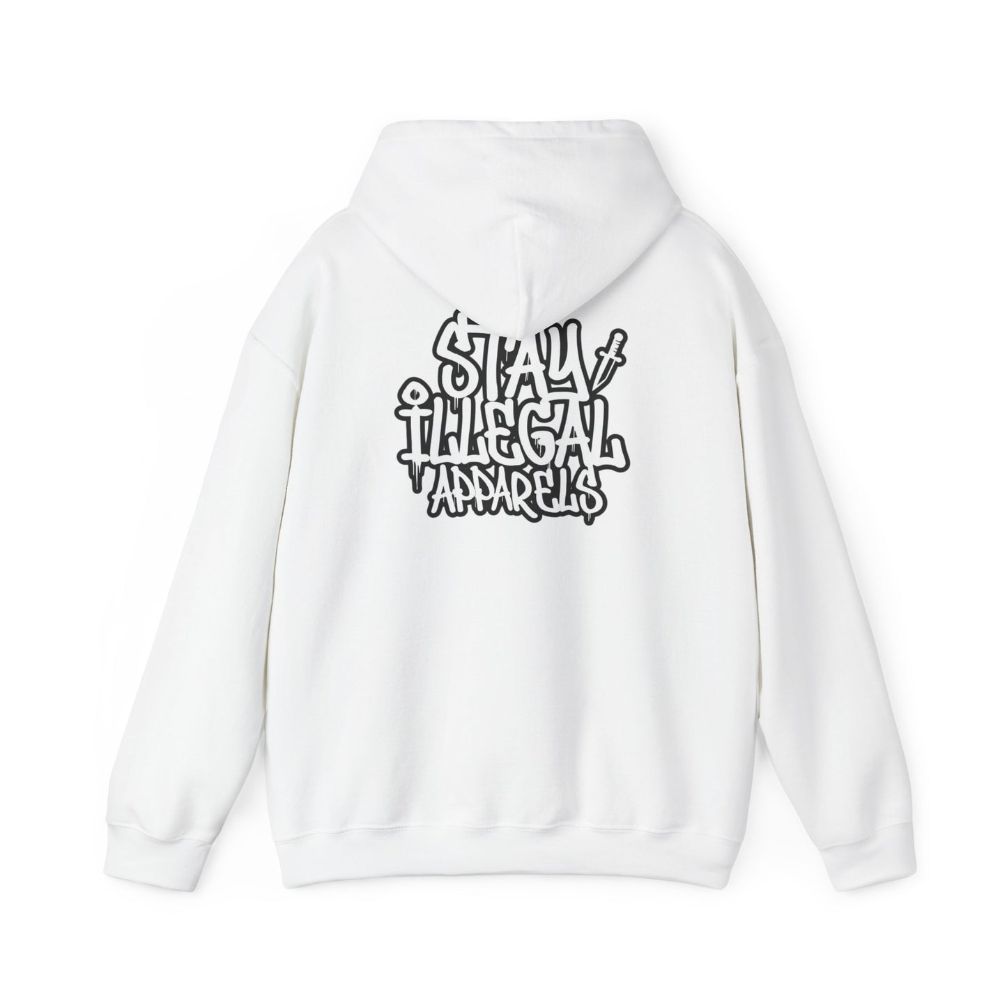 Stay Illegal Graffiti Hoodie - Policia Policia