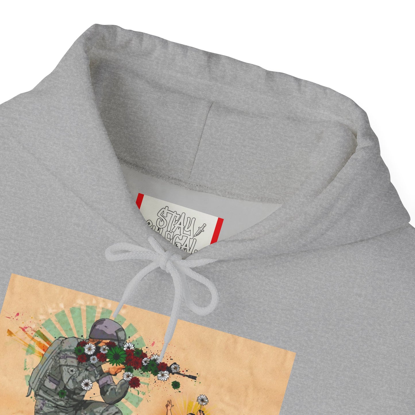 Stay Illegal Graffiti Hoodie - Flower Shooter