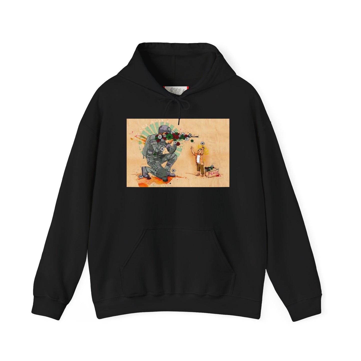 Stay Illegal Graffiti Hoodie - Flower Shooter