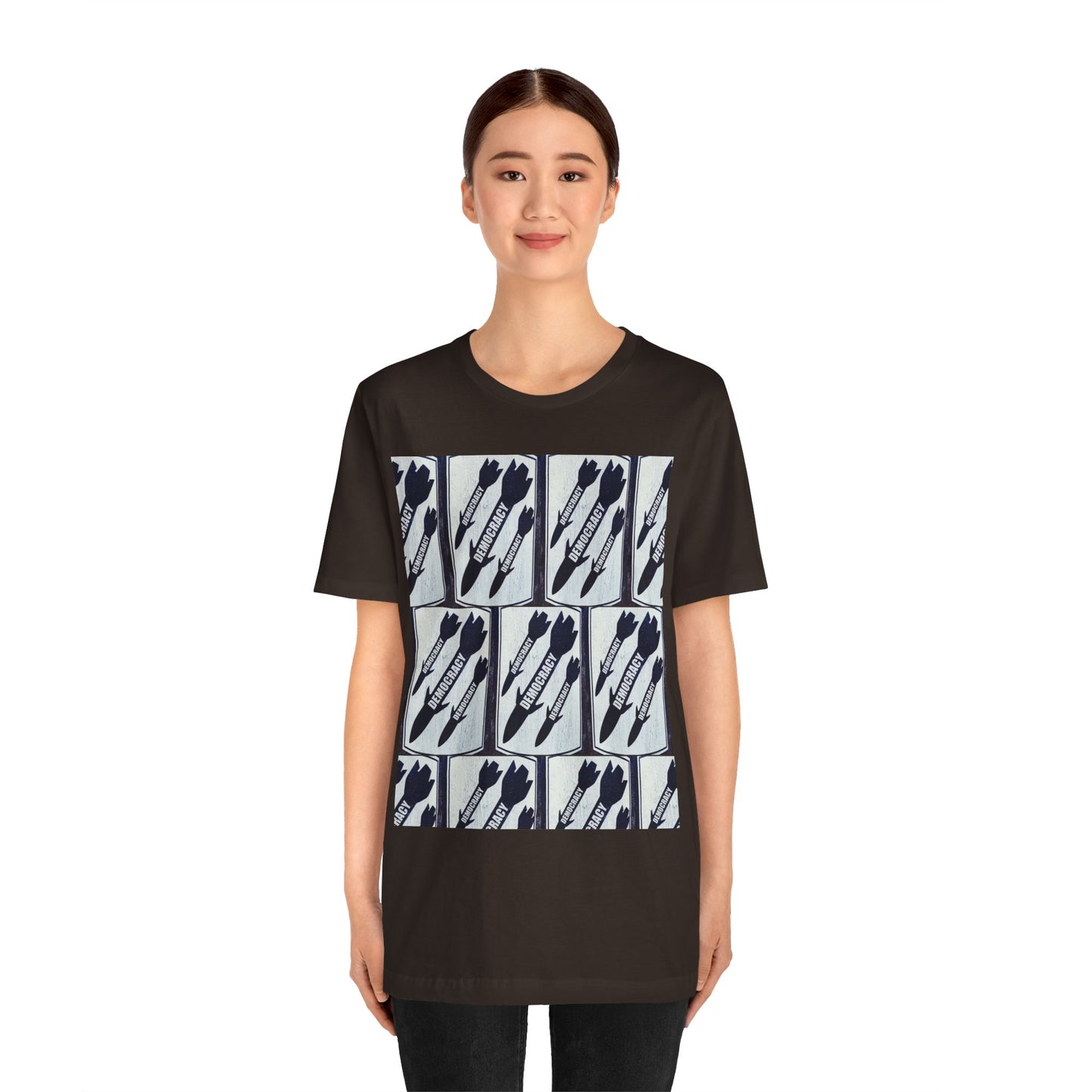 Protest T‑Shirt — DEMOCRATIC MISSILES