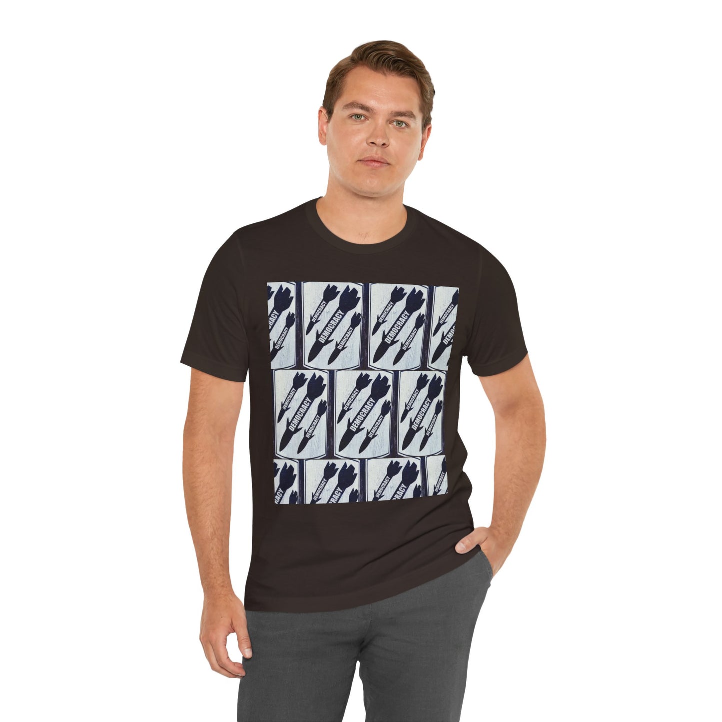 Protest T‑Shirt — DEMOCRATIC MISSILES