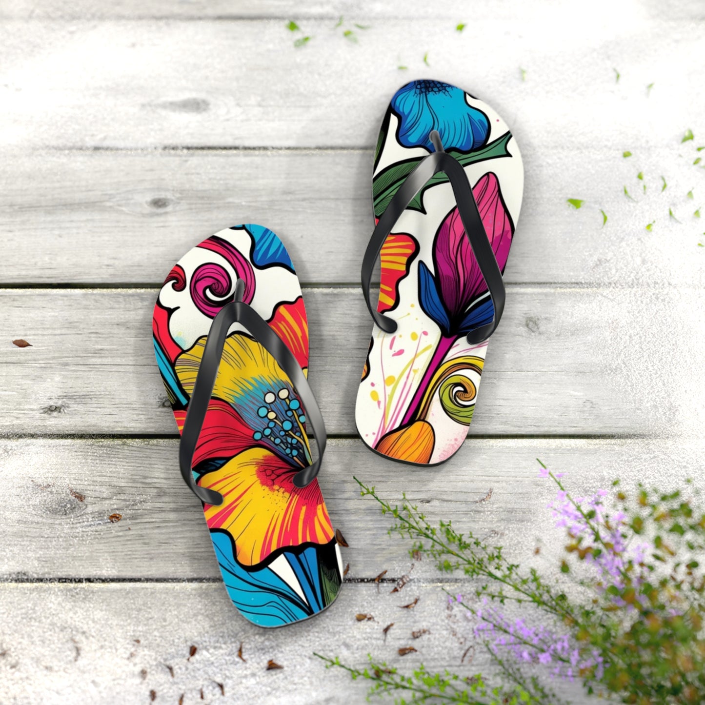 Flower Flip Flops – Tropical Days