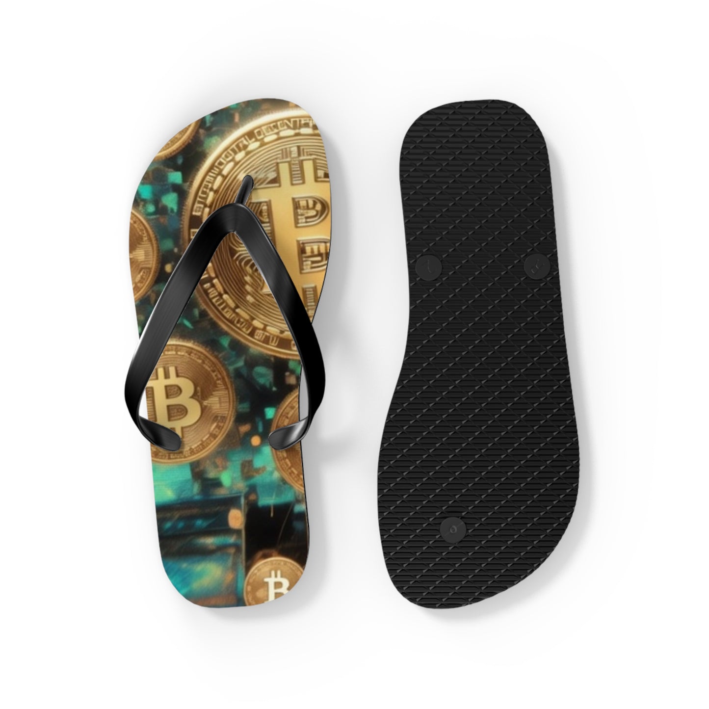 BitCoin Flip Flops – Financial Beach