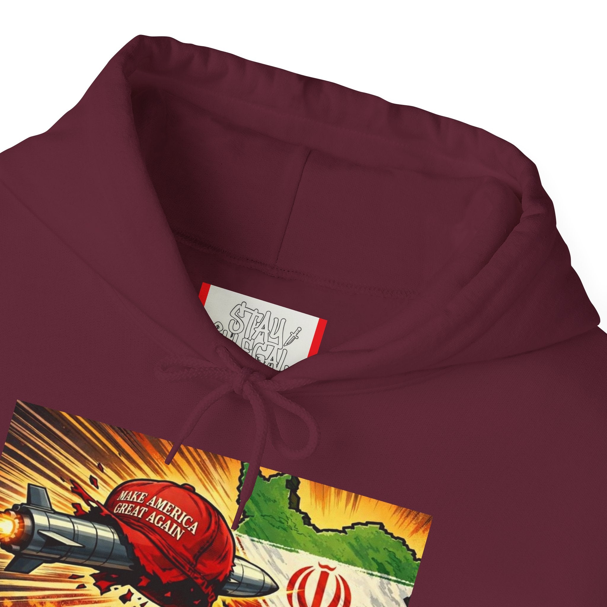 Stay Illegal Graffiti Hoodie - Operation Epic Fury