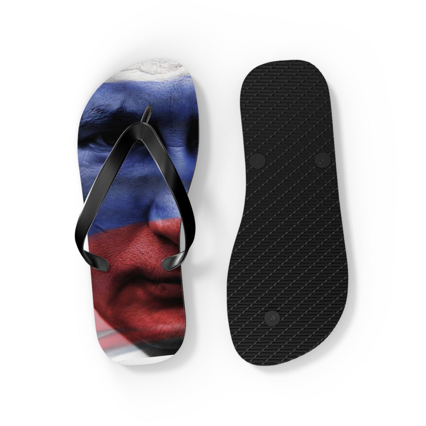 Putin's Russia Flip Flops – Putin Face