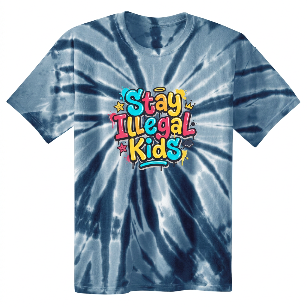 Stay Illegal Kids Tie-Dye Tee