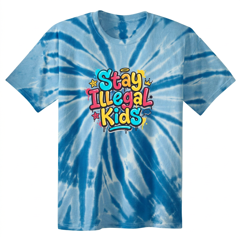 Stay Illegal Kids Tie-Dye Tee