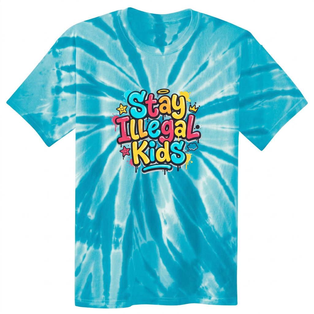 Stay Illegal Kids Tie-Dye Tee