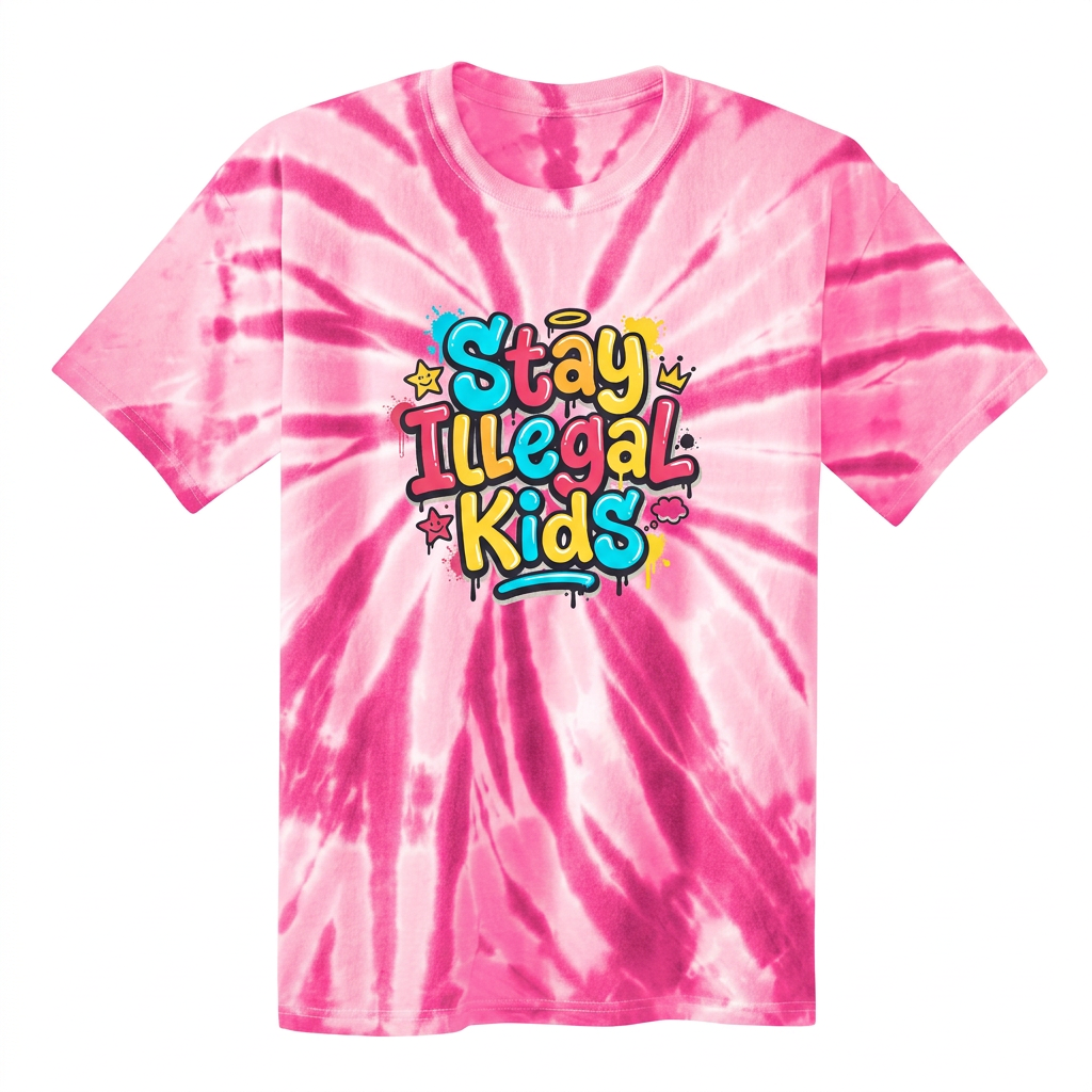 Stay Illegal Kids Tie-Dye Tee