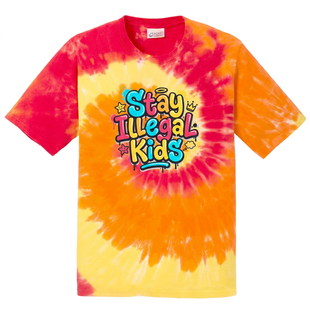 Stay Illegal Kids Tie-Dye Tee