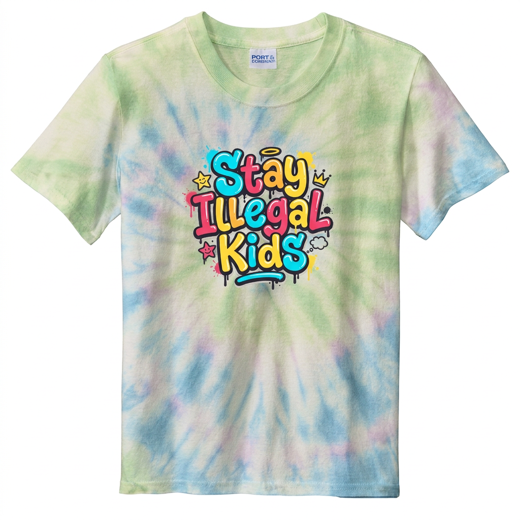 Stay Illegal Kids Tie-Dye Tee