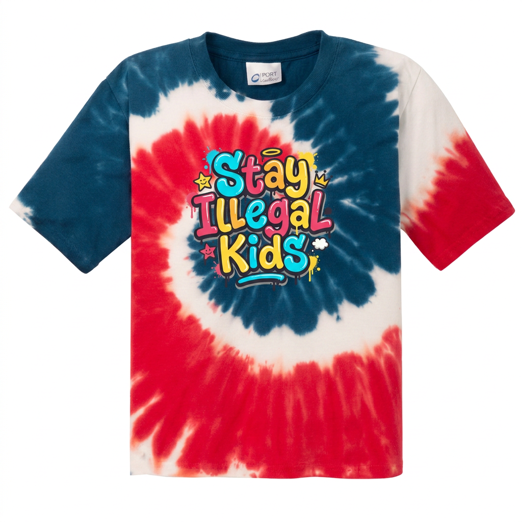 Stay Illegal Kids Tie-Dye Tee