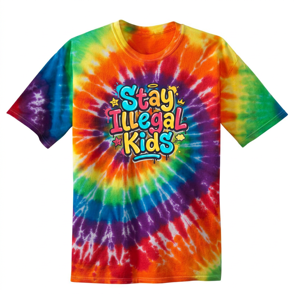 Stay Illegal Kids Tie-Dye Tee