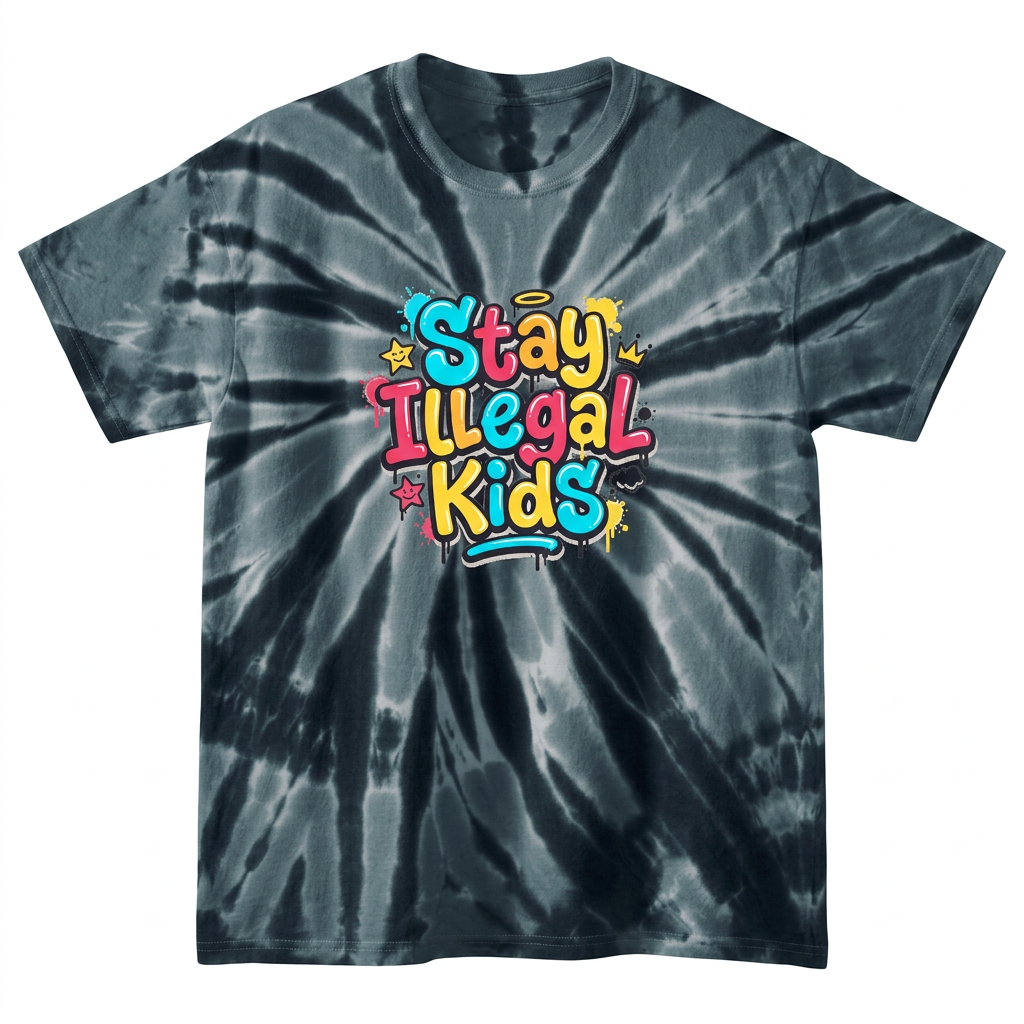 Stay Illegal Kids Tie-Dye Tee