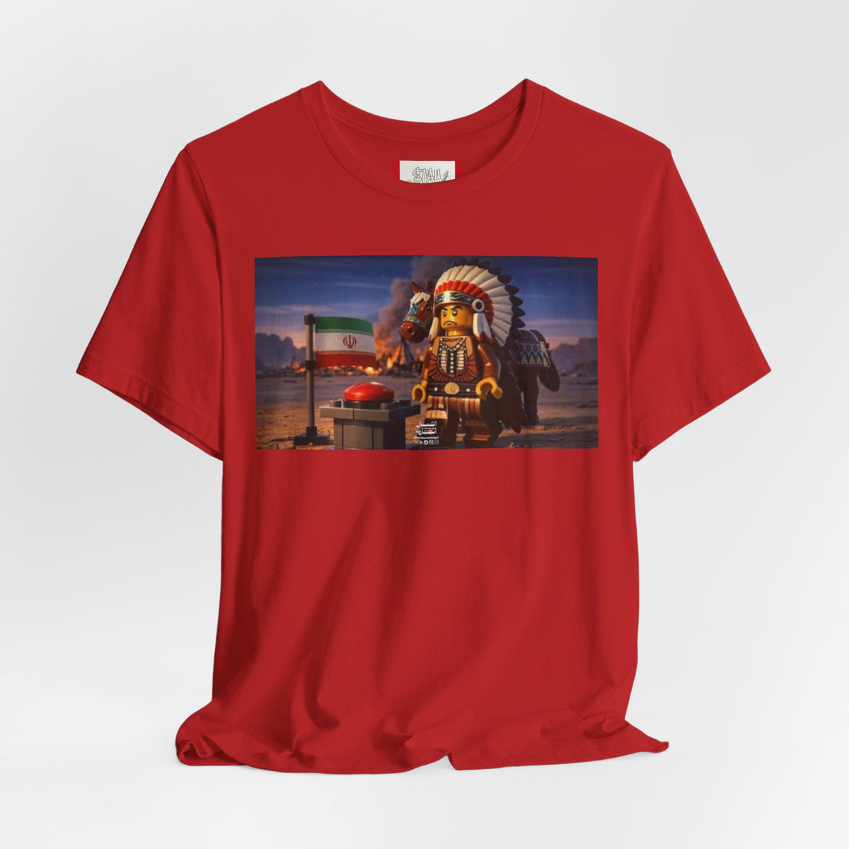 Propaganda T‑Shirt — IRAN LEGOS — USA Invaders