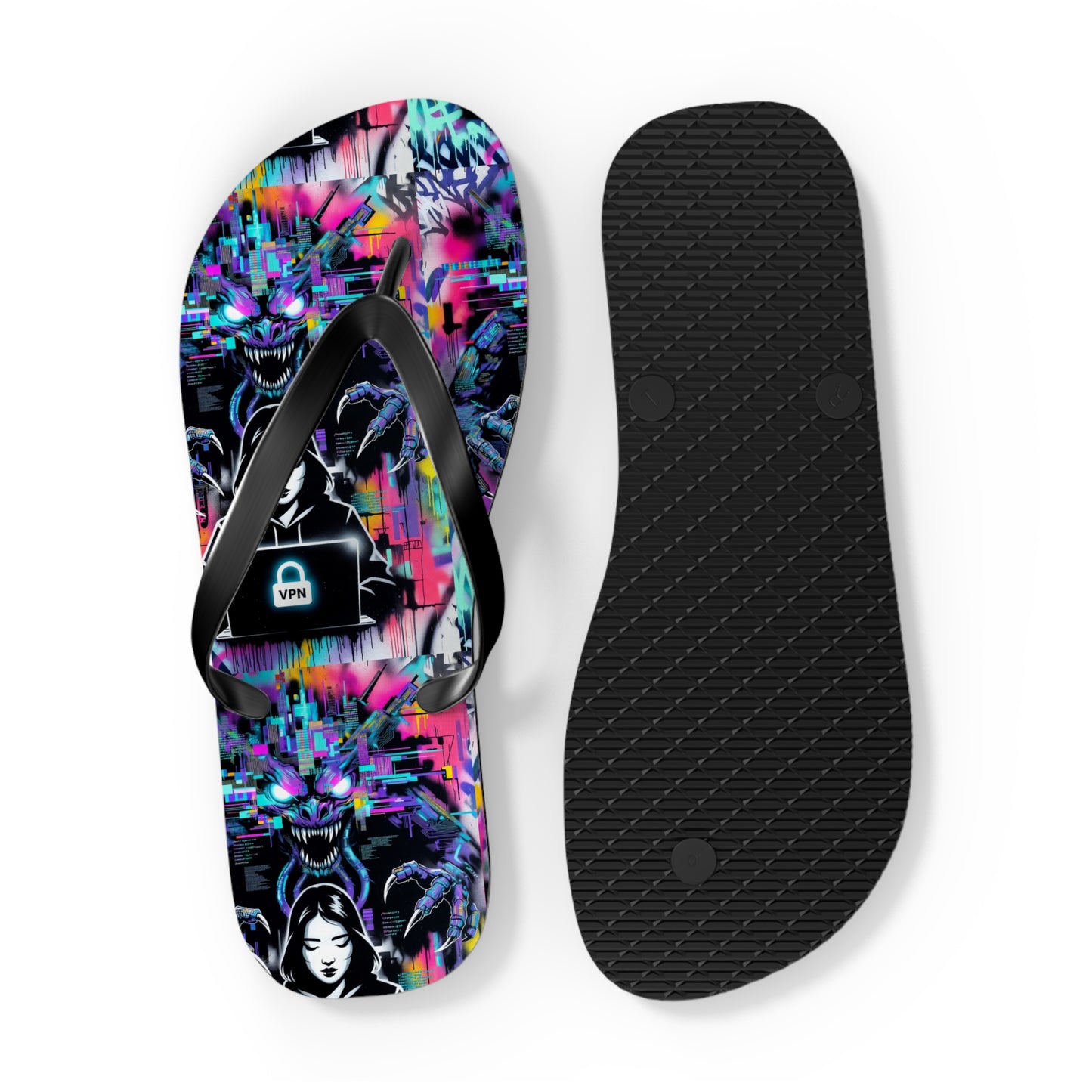 VPN Beach Flip Flops – Power Surge