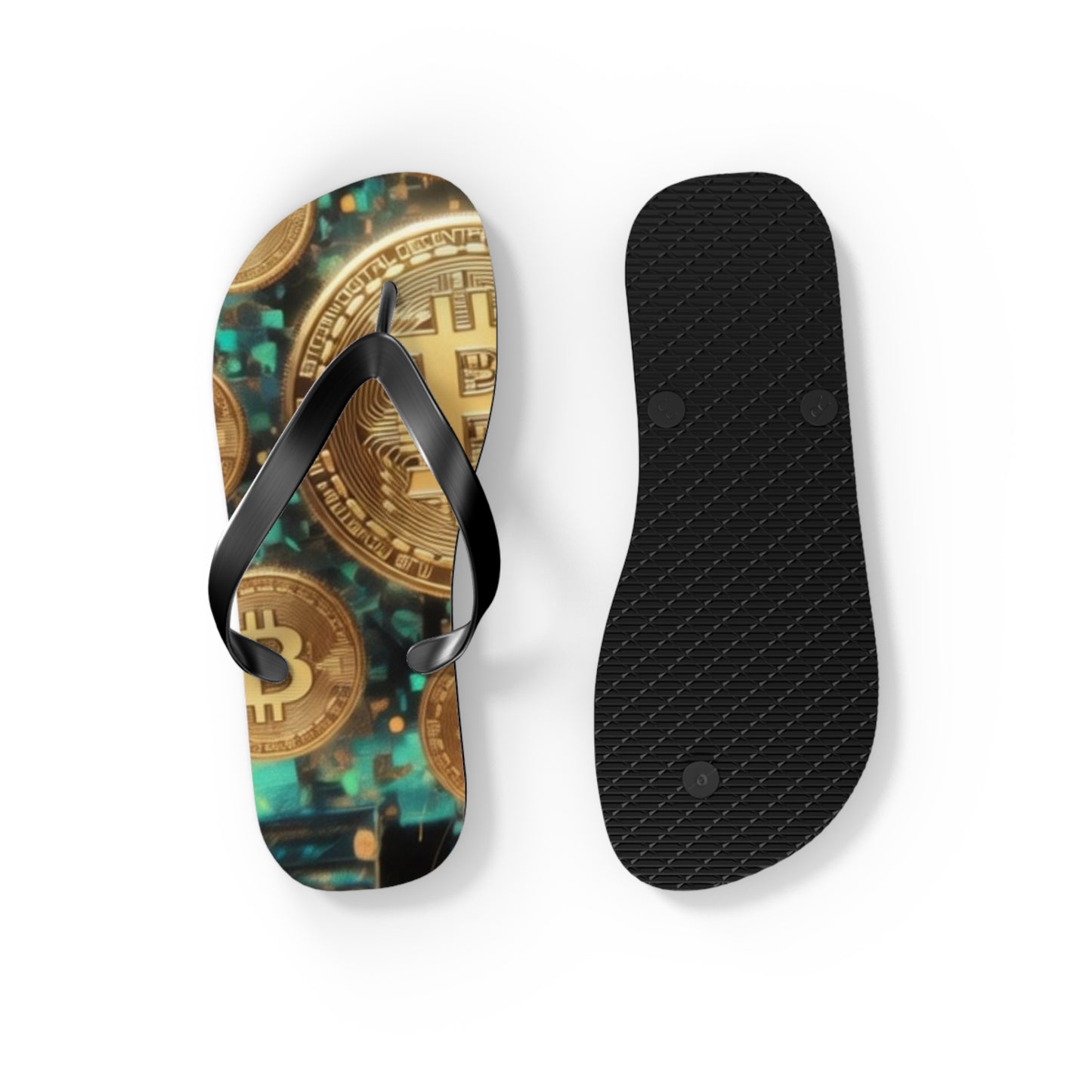 BitCoin Flip Flops – Financial Beach
