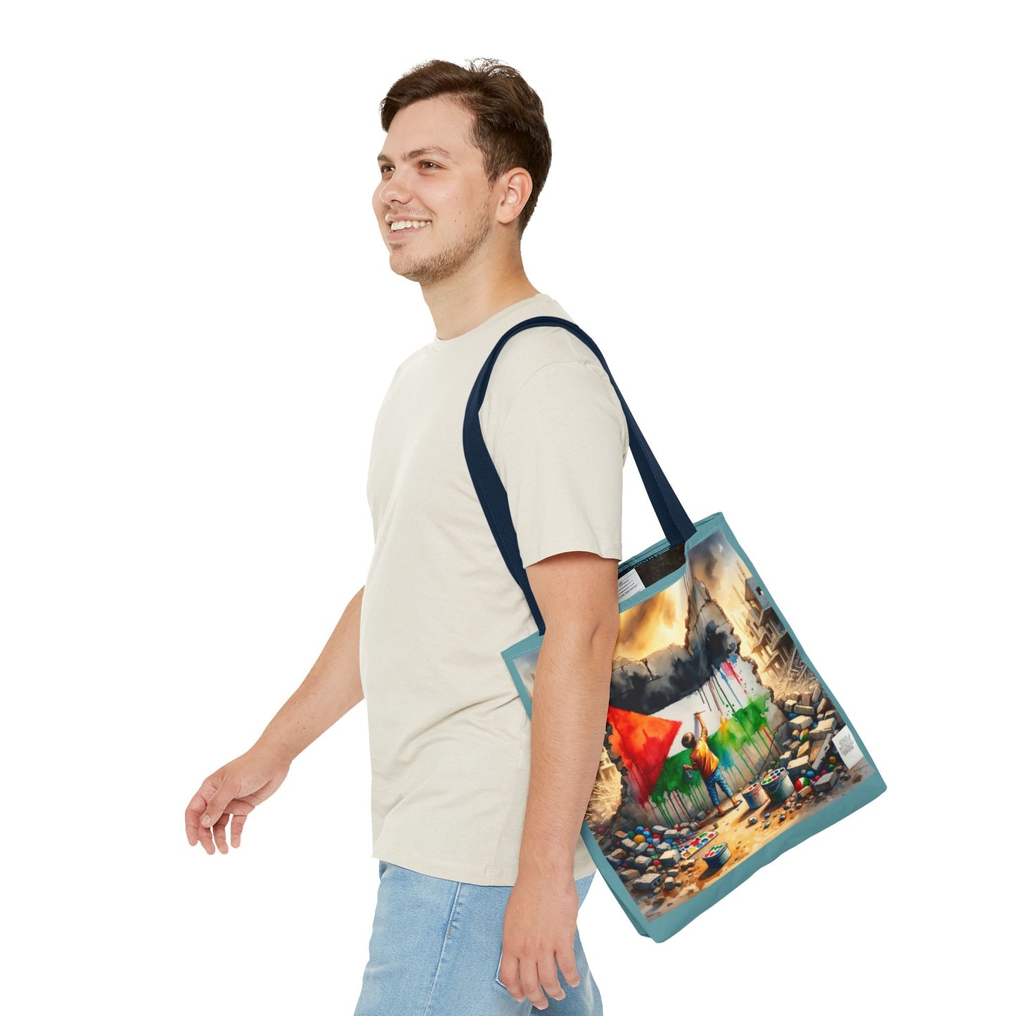 Bolso de hombro Tote — Palestine Paint