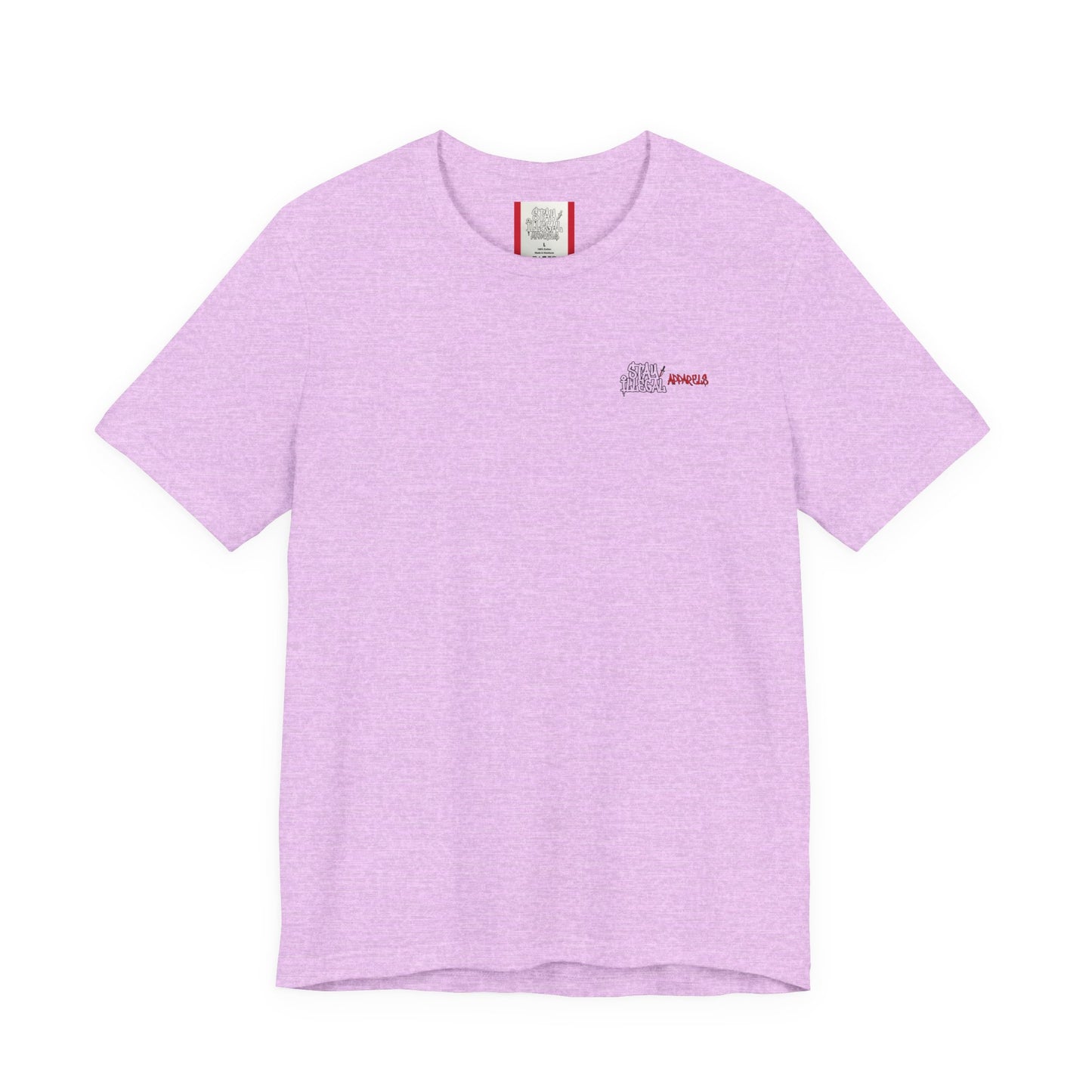 Back Print T‑Shirt — STAY ILLEGAL/NEVER IN CHAINS