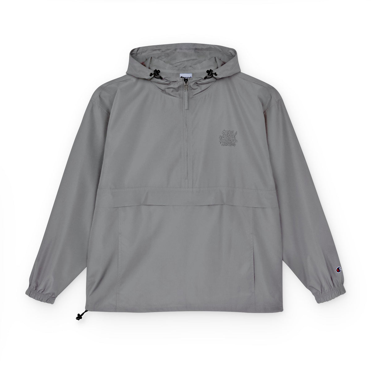 Stay Illegal Anorak Jacket — Plain Insignia Packable Lightweight Hooded Windbreaker