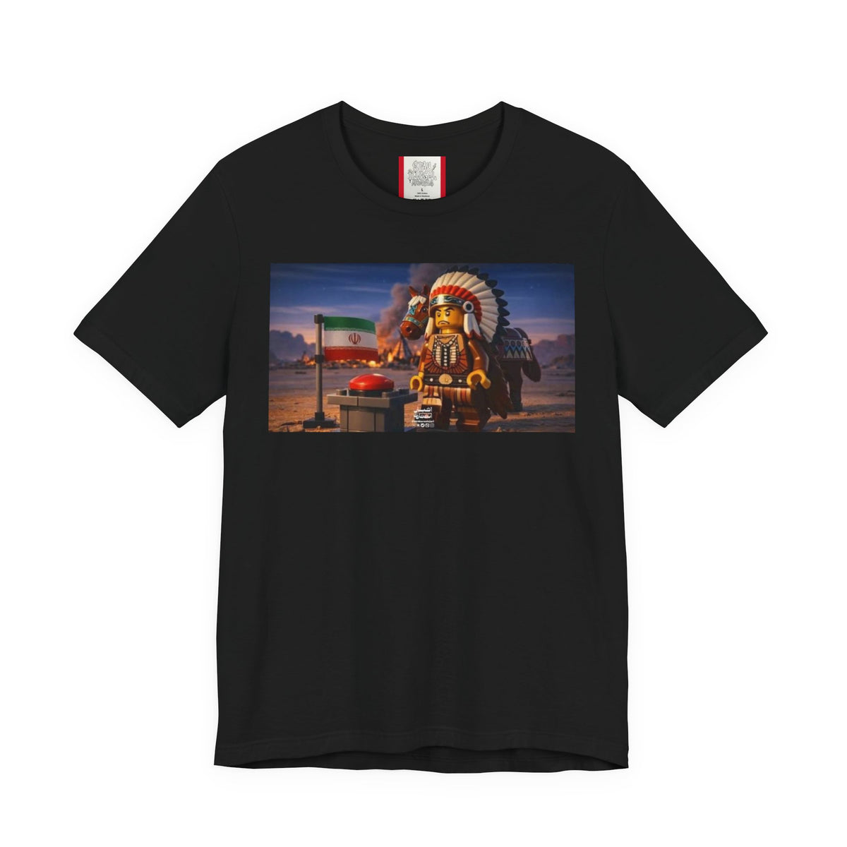 Propaganda T‑Shirt — IRAN LEGOS — USA Invaders