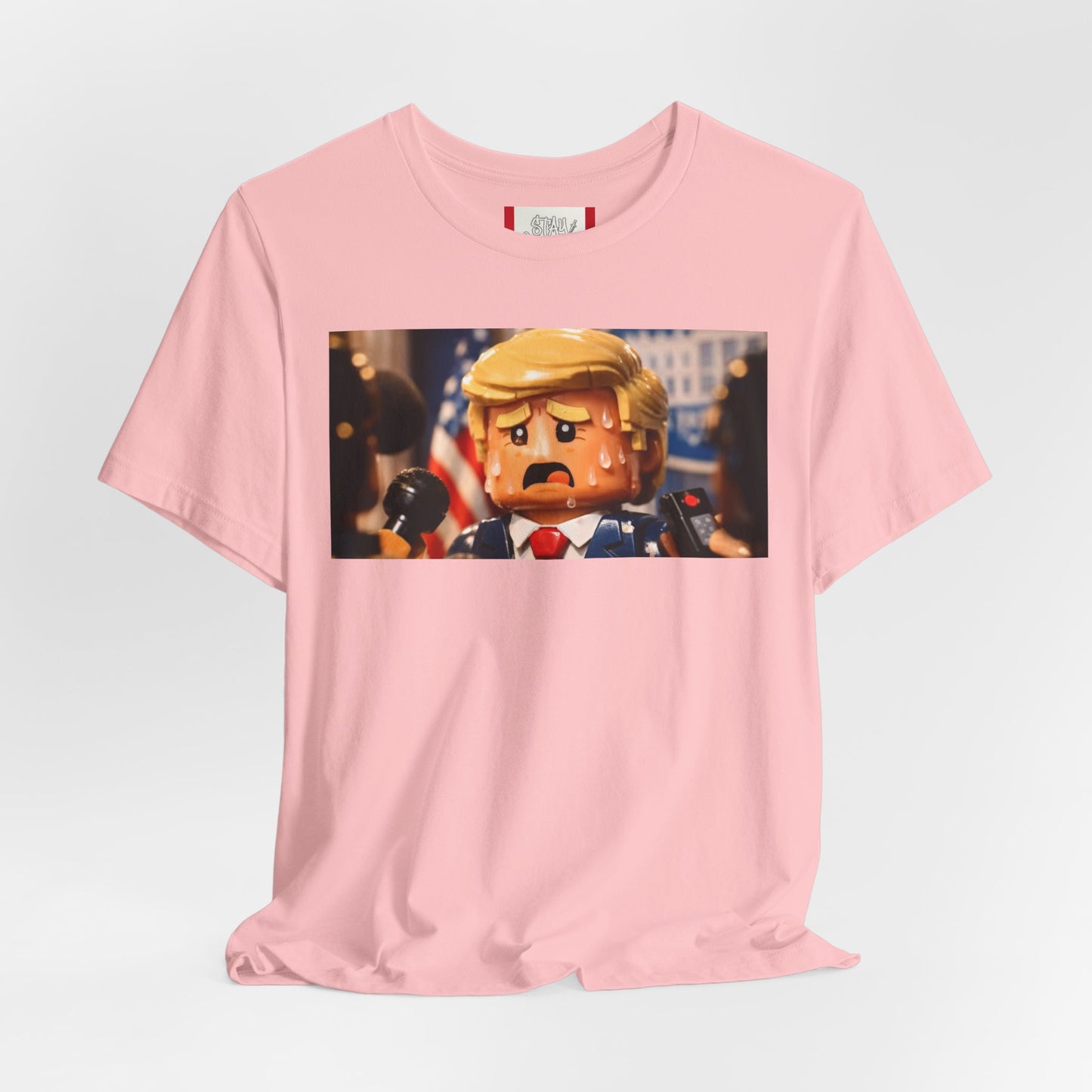 Propaganda T‑Shirt — IRAN LEGOS - Sweaty Trump