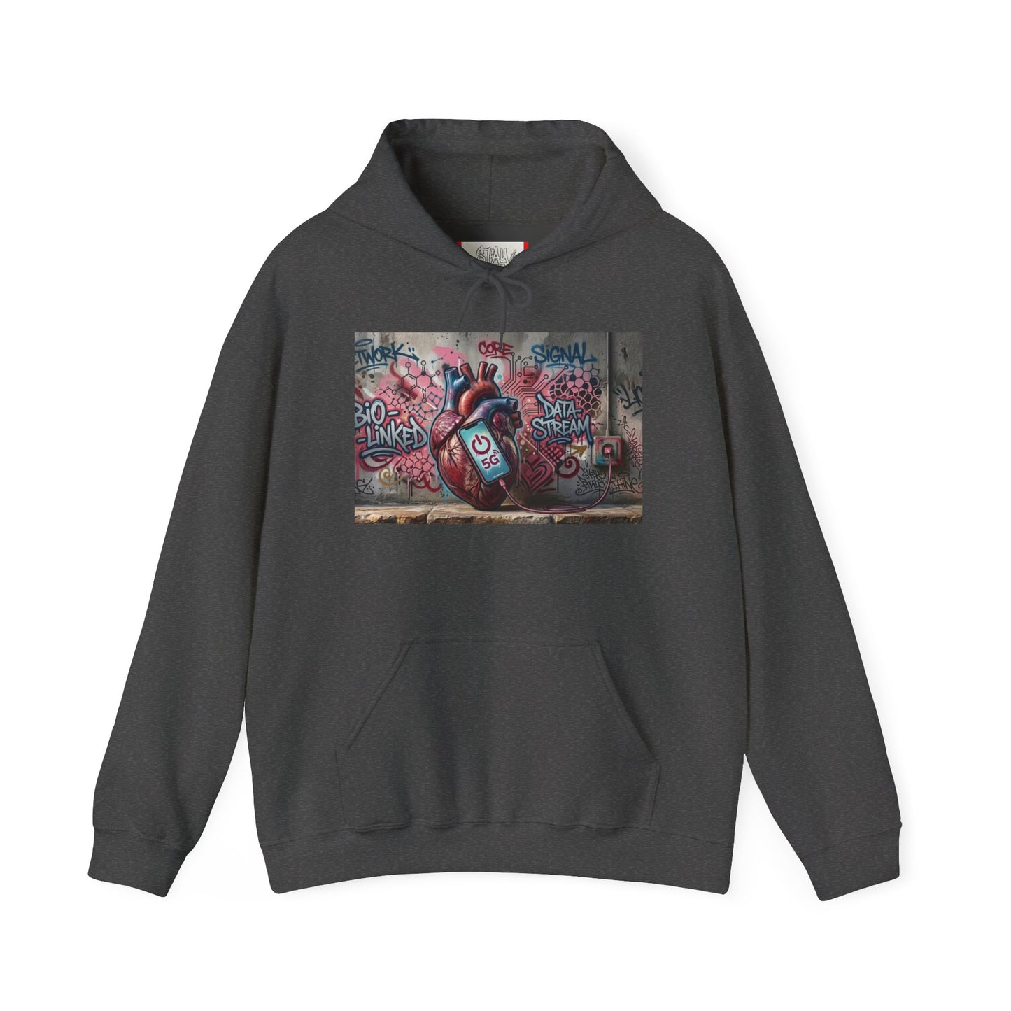 Stay Illegal Graffiti Hoodie - Mobile Heart