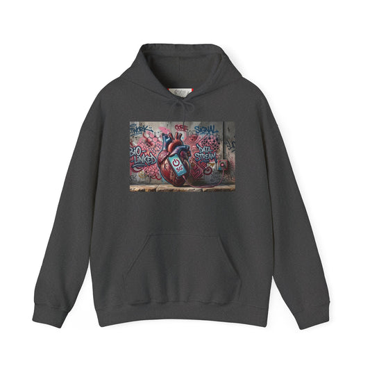 Stay Illegal Graffiti Hoodie - Mobile Heart