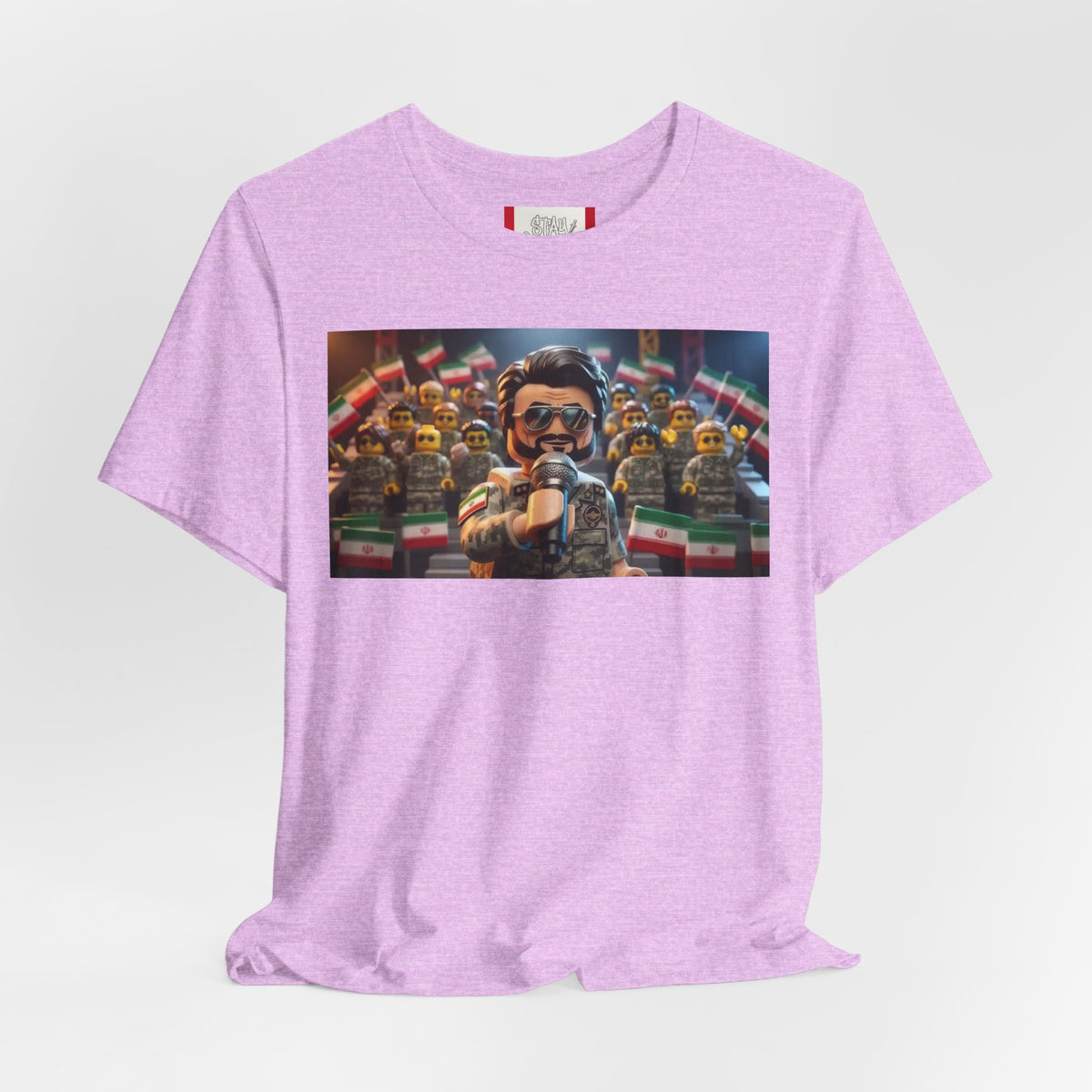 Propaganda T‑Shirt — IRAN LEGOS — IRGC Crowd Control