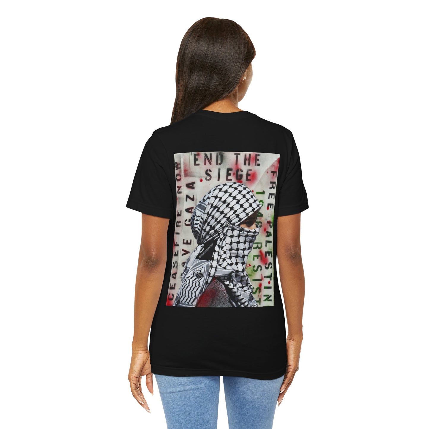 Black Collection T‑Shirt — Free Free Palestine