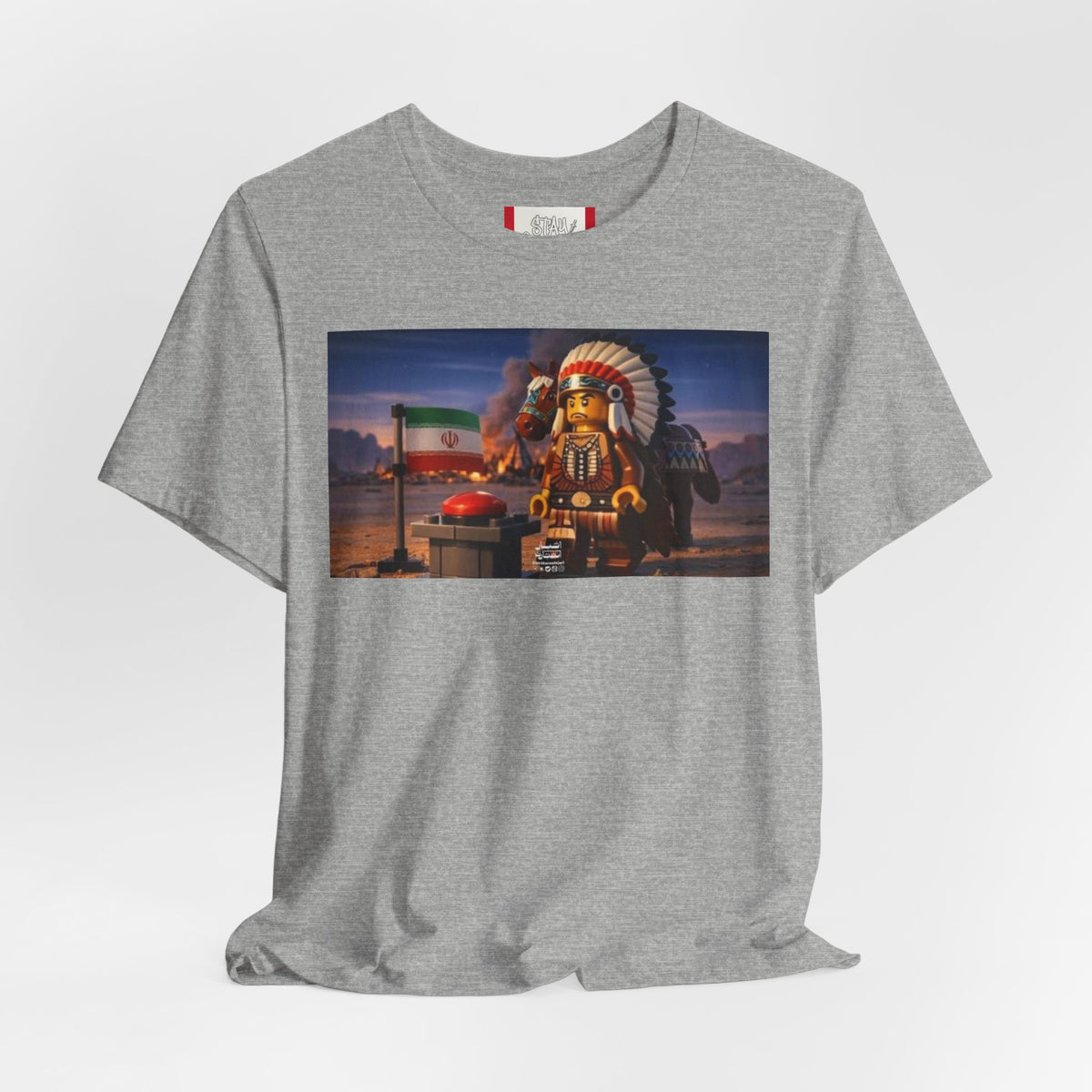 Propaganda T‑Shirt — IRAN LEGOS — USA Invaders