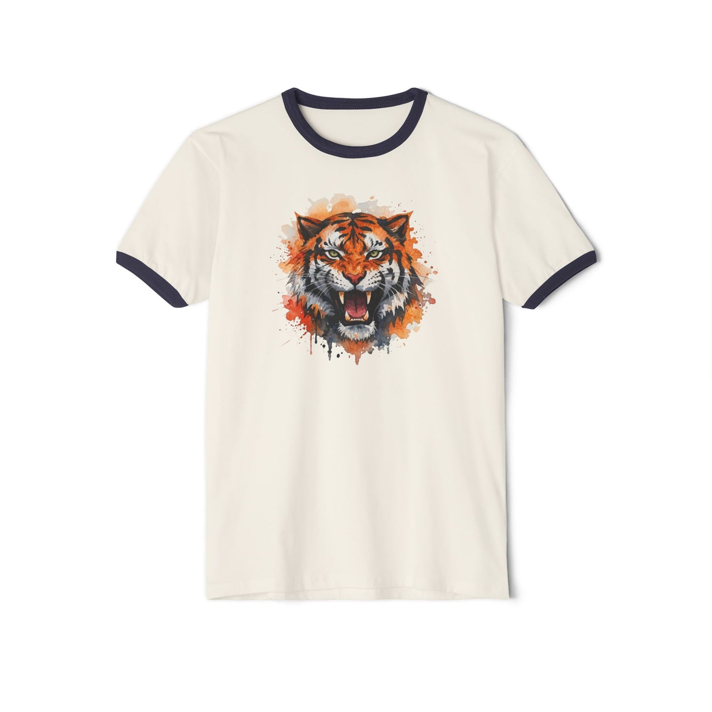 Stay Illegal Ringer T-Shirt — Tiger Smile