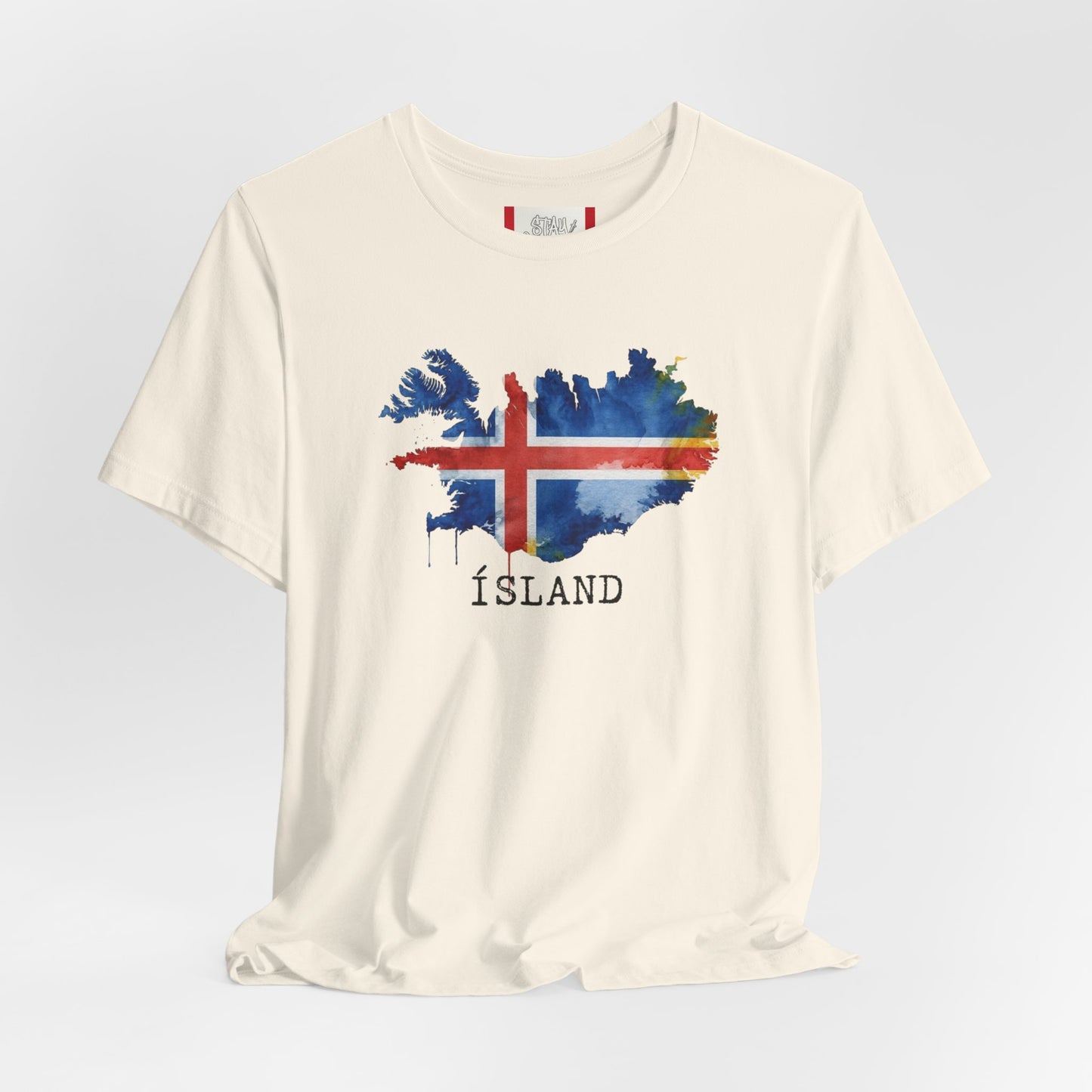 Country T‑Shirt — ÍSLAND (ICELAND)