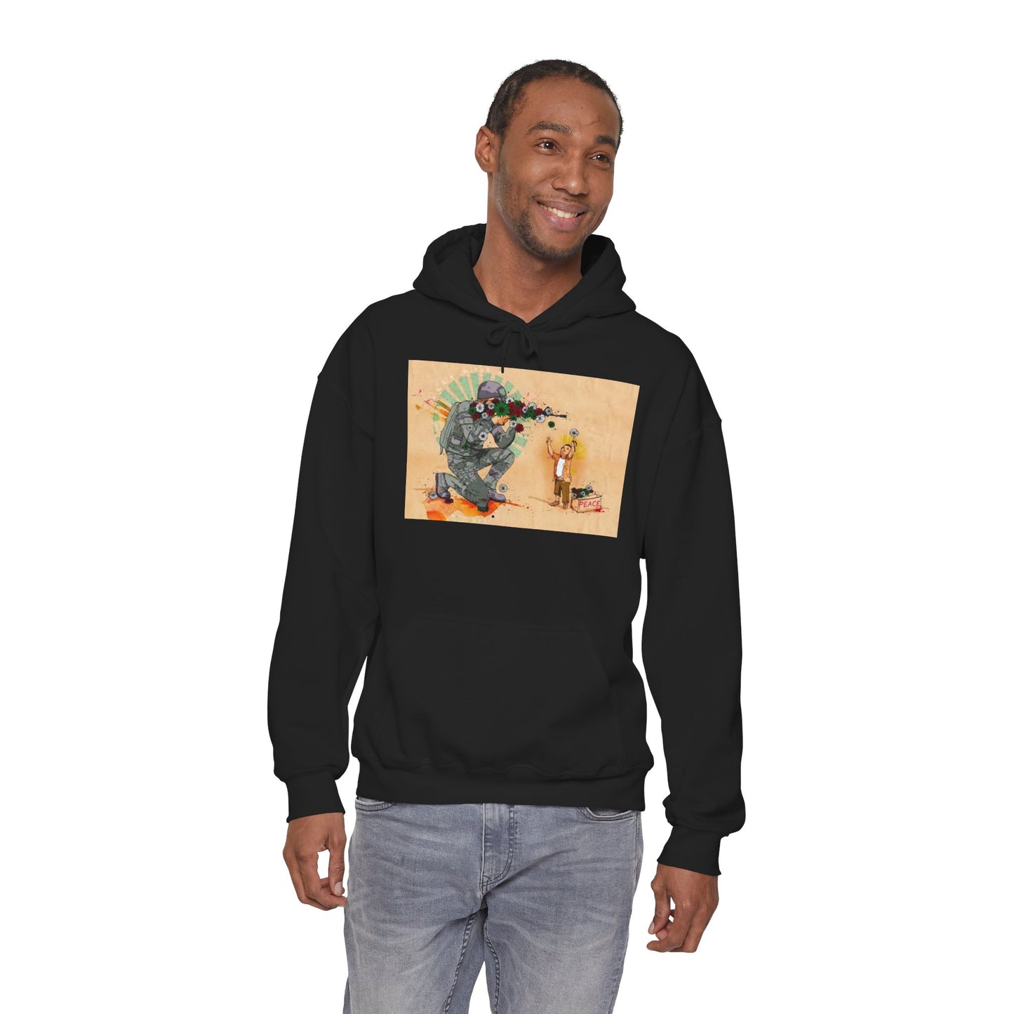 Stay Illegal Graffiti Hoodie - Flower Shooter