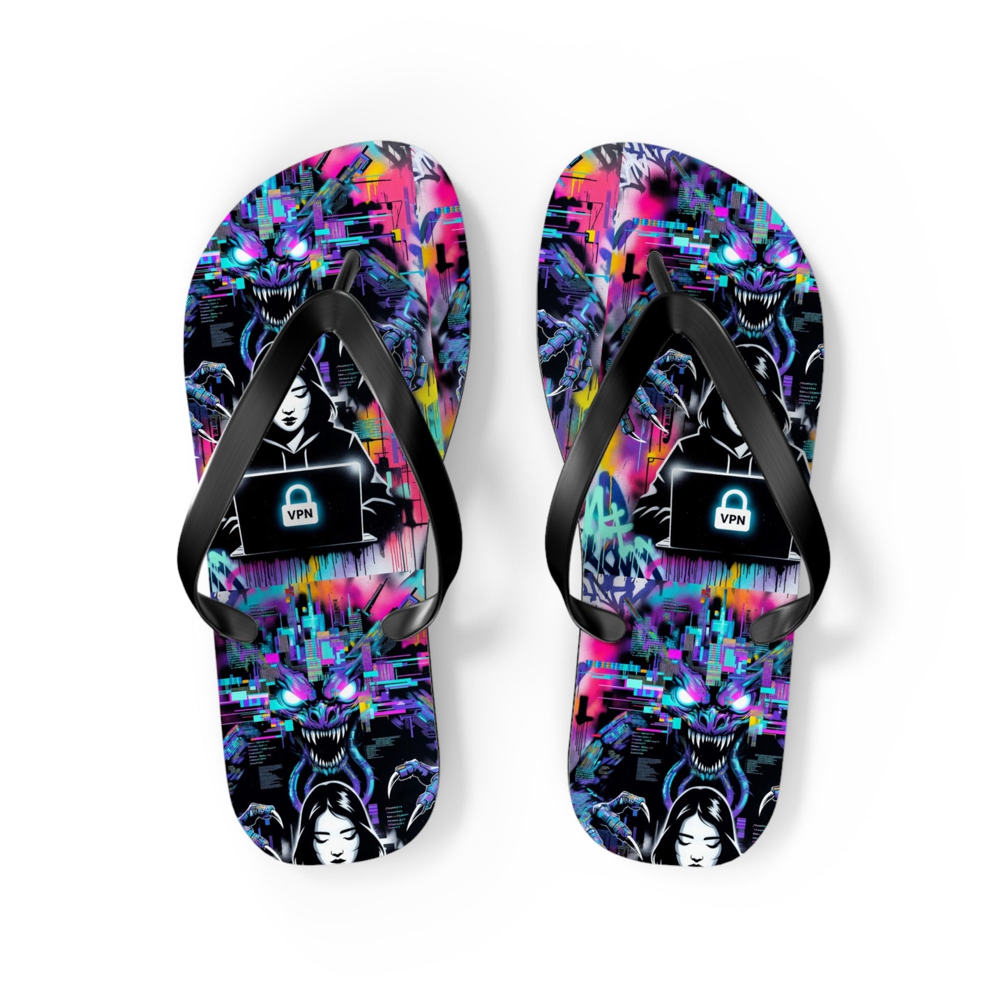 VPN Beach Flip Flops – Power Surge